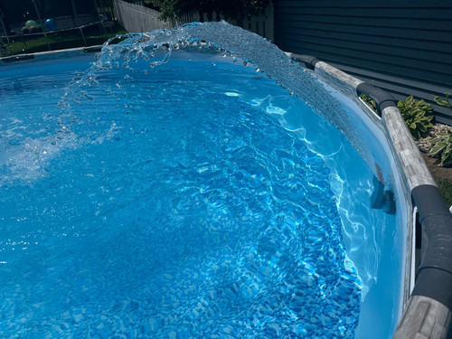 Fontana cascata piscina - ,