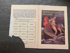 TESSERA PARTITO SOCIALISTA