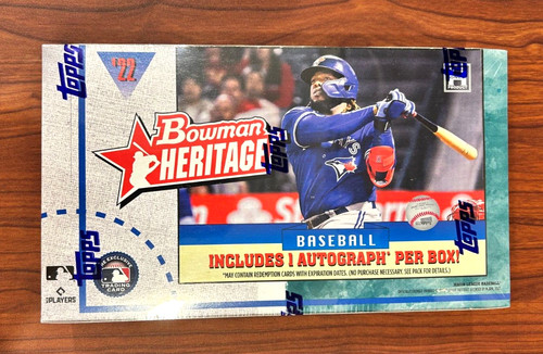 2022 bowman heritage baseball - bowman,