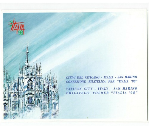 1998 italia folder - "italia, 98"