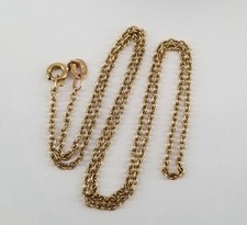 Collana catena cavo oro giallo