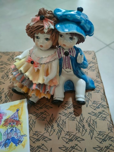 Zampiva statuina ceramica made - zampiva,