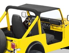 Bikini top nero senza spalline Bestop black denim capote Jeep CJ7 anno 80-86