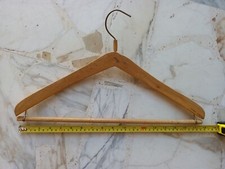 Antica Stampella Appendiabito In Legno Vintage Anni 50 made in Italy pantaloni