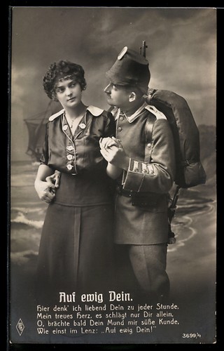Cartolina fotografica soldato