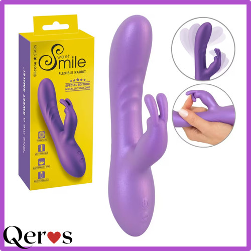 Vibratore rabbit flessibile - vibratore,