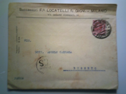 Busta viaggiata successori - busta,