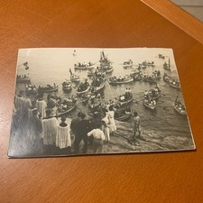 Sestri Levante - Foto Capello - Cartolina anni 20-30 Benedizione Barche ?