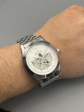 Orologio uomo Automatico Luxury Star Scheletrato 41mm Stella Aviatore Pilota