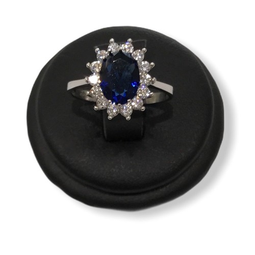 Anello principessa con zaffiro - anello,