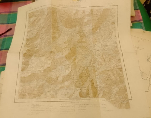 Monte bianco figura 27 carta - monte,