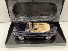 1:18 Bentley Continental GTC, Cabriolet, blu scuro, zaffiro scuro, BENTLEY BOX