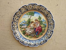 ANTICO GRANDE PIATTO ISTORIATO