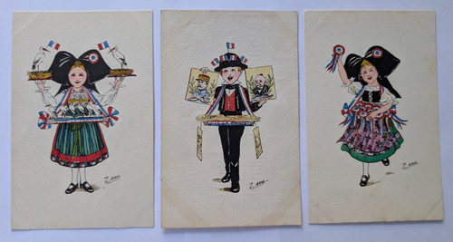 Set cartoline francesi - set,