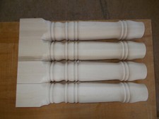 Gambe tavolo fattoria in legno di pioppo.