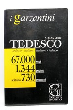 DIZIONARIO TEDESCO GARZANTI LINGUISTICA EDIZIONE ITALIANA 2000 USATO ML3 69860