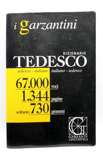 Dizionario tedesco garzanti - dizionario,