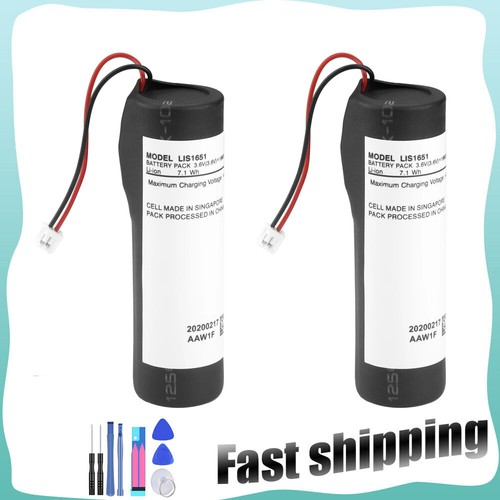 2pcs lis1651 batteria per - 2pcs,