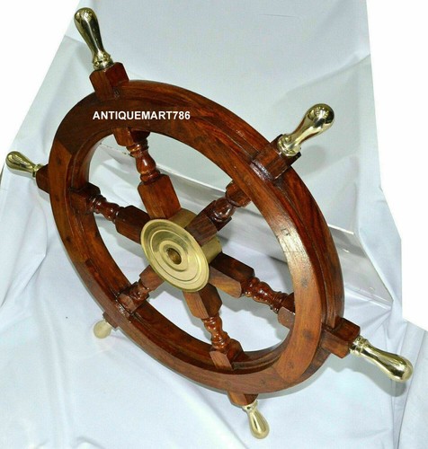 Volante nave nautica legno - volante, in