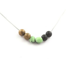 Collana epidoto myanmar - di,