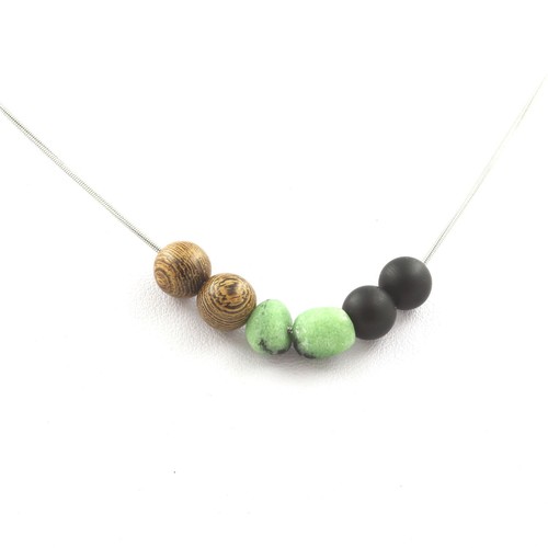 Collana epidoto myanmar - epidoto,