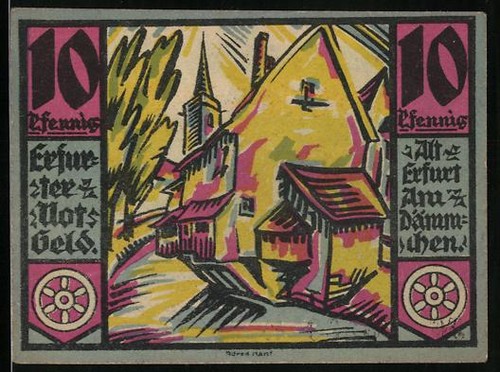 Notgeld erfurt 1920 10 - 1920,,