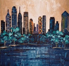 Paesaggio urbano skyline