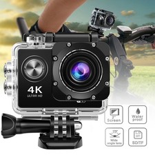 Action Cam 4K 20MP Sport Camera WiFi fotocamera casco fotocamera impermeabile per ciclismo