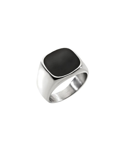Anello uomo acciaio emblems - anello,