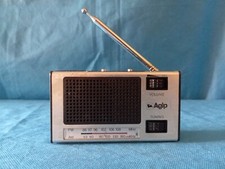 Raro GADGET AGIP Radio AM-FM PORTATILE WELTRON - Vintage Originale FUNZIONANTE !