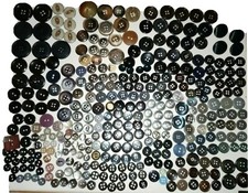 Lotto STOCK n.340 BOTTONI Nero