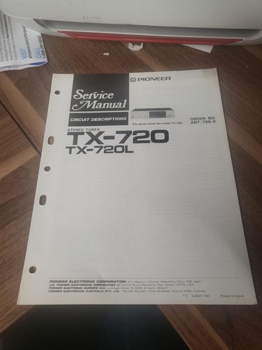 Pioneer 720 720l - pioneer, tx-720