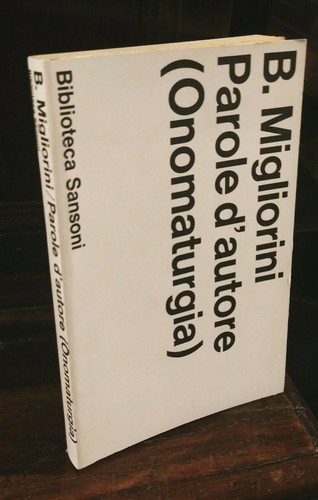 Migliorini parole - b.,