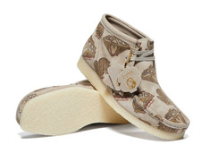 Stivali Clarks Originals BILLIONAIRE BOYS CLUB Wallabee bianco sporco scamosciati UK 9/EU 43