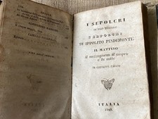 Raro Antico libro 1830 Inni Sacri di Alessandro Manzoni