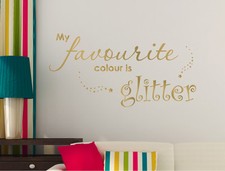 Adesivo murale glitter