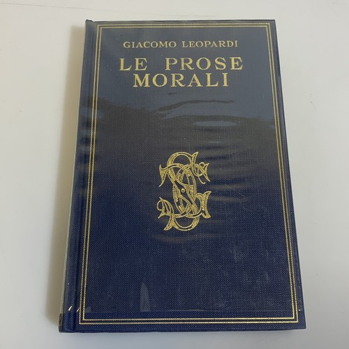 Prose morali giacomo - morali, di