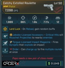Borderlands 4⭐PISTOLA