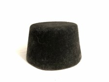 CAPPELLO ALBANESE NERO PLIS