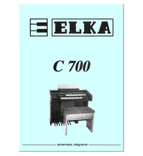 ELKA C-700 Service Manual repair Schematic Diagrams Schaltplan Schema C700