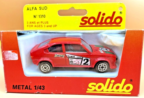 Solido alfa romeo - solido, alfasud