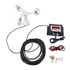 Anemometro Gru a Torre Allarme Misuratore Velocità Vento Stazione Meteo Velocità Vento