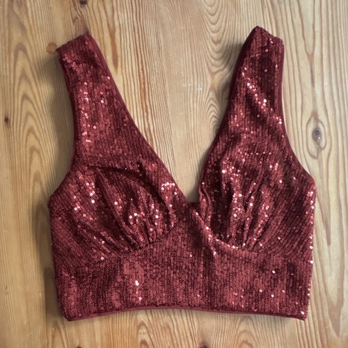 Canotta lulus crop paillettes - lulus,
