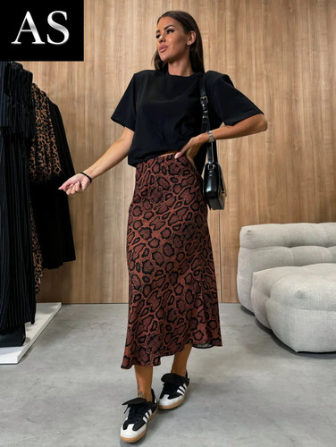 Gonna donna midi - , stampa