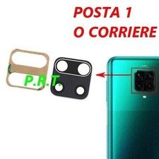 LENTE VETRO VETRINO FOTOCAMERA PER XIAOMI REDMI NOTE 9 PRO M2003J6B2G BIADESIVO