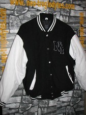 Vintage New York  NY  city  varsity padded  jacket '80s  USA