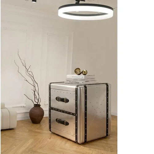 Comodino aviator cassetti - 2,