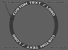 Adesivo personalizzato bici