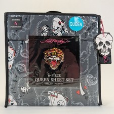 Set lenzuola Ed Hardy grigie