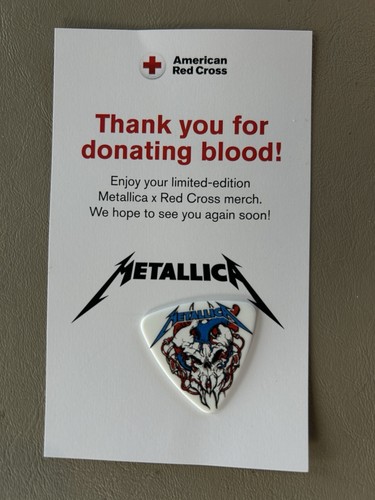 Metallica red cross - metallica, blood